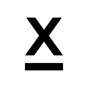 Shieldex X logo - White